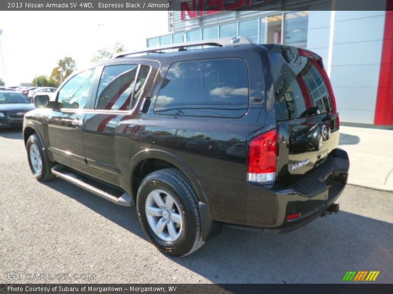 Espresso Black / Almond 2013 Nissan Armada SV 4WD