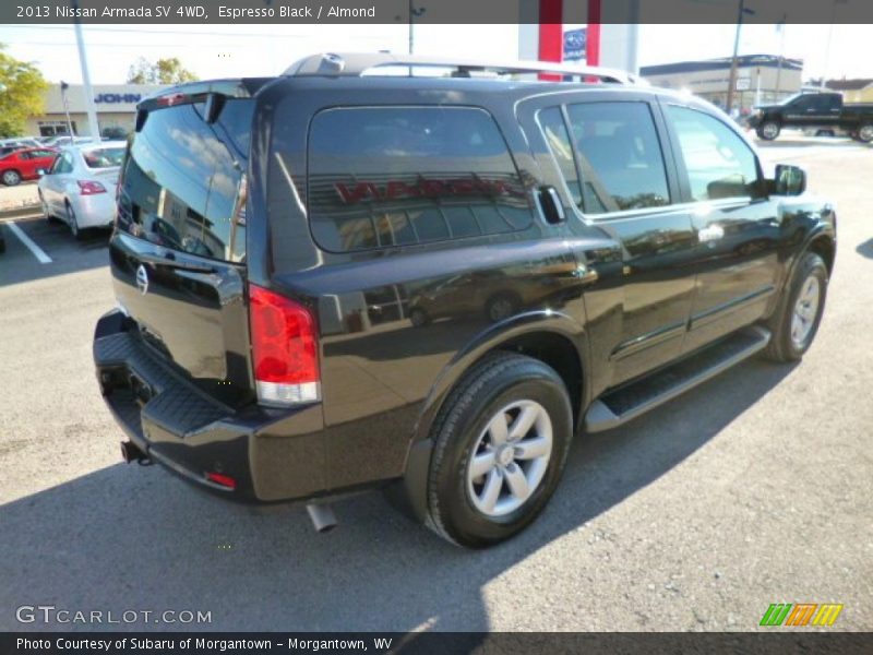 Espresso Black / Almond 2013 Nissan Armada SV 4WD