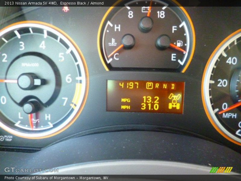 Espresso Black / Almond 2013 Nissan Armada SV 4WD