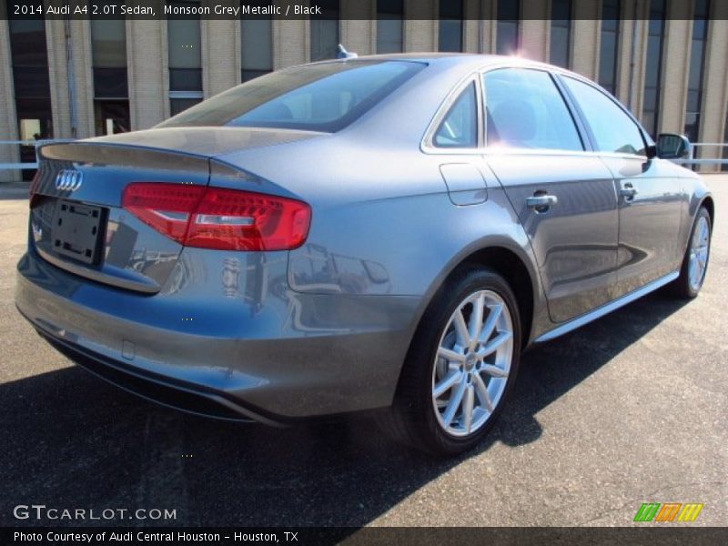 Monsoon Grey Metallic / Black 2014 Audi A4 2.0T Sedan