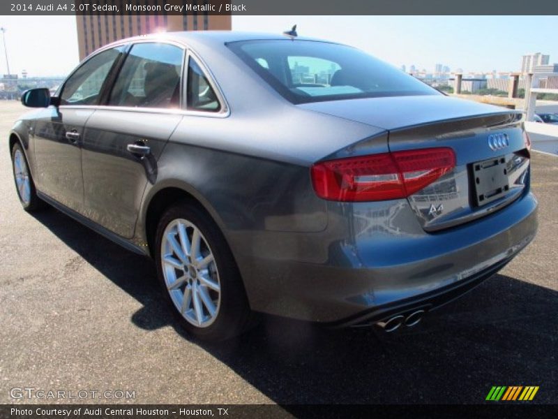 Monsoon Grey Metallic / Black 2014 Audi A4 2.0T Sedan