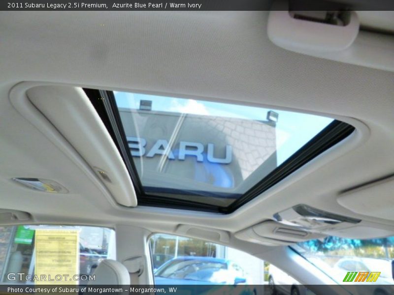 Azurite Blue Pearl / Warm Ivory 2011 Subaru Legacy 2.5i Premium