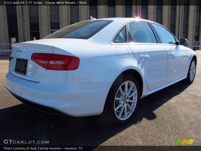 Glacier White Metallic / Black 2014 Audi A4 2.0T Sedan