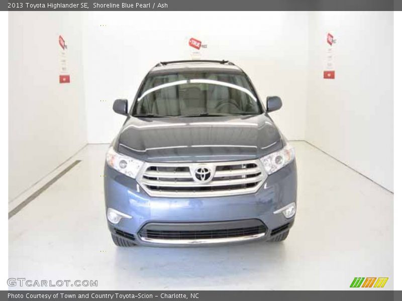 Shoreline Blue Pearl / Ash 2013 Toyota Highlander SE