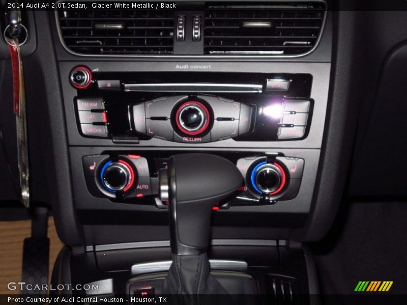 Glacier White Metallic / Black 2014 Audi A4 2.0T Sedan