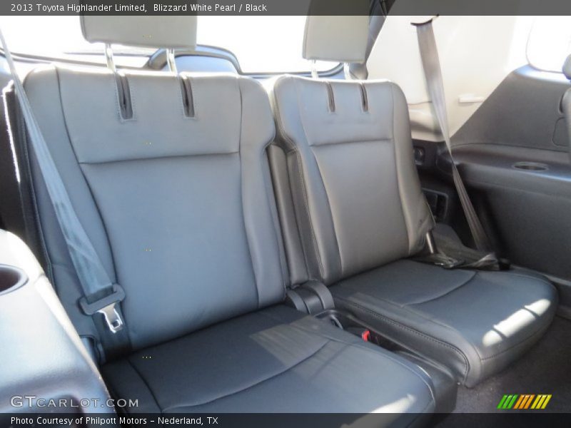 Blizzard White Pearl / Black 2013 Toyota Highlander Limited