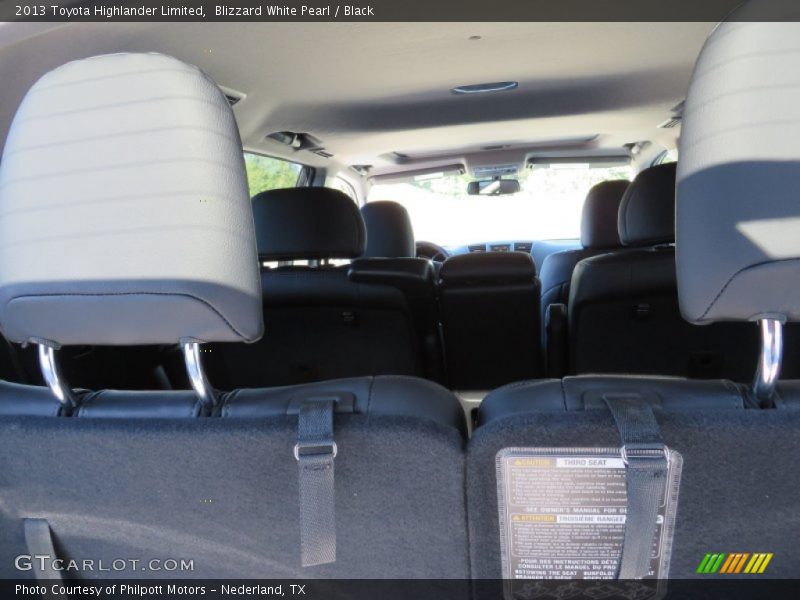 Blizzard White Pearl / Black 2013 Toyota Highlander Limited