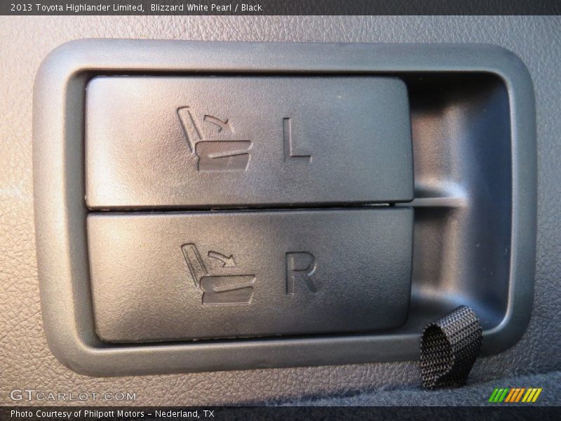 Blizzard White Pearl / Black 2013 Toyota Highlander Limited