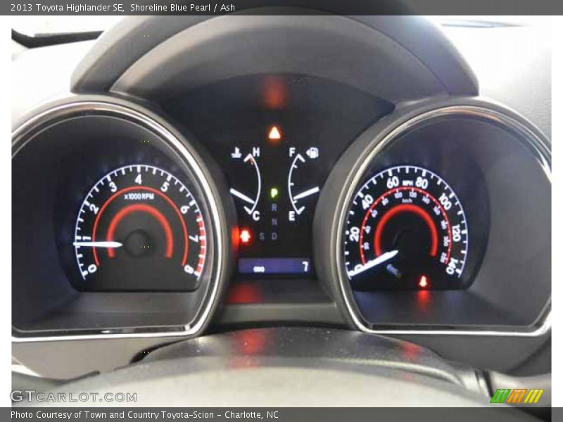 Shoreline Blue Pearl / Ash 2013 Toyota Highlander SE