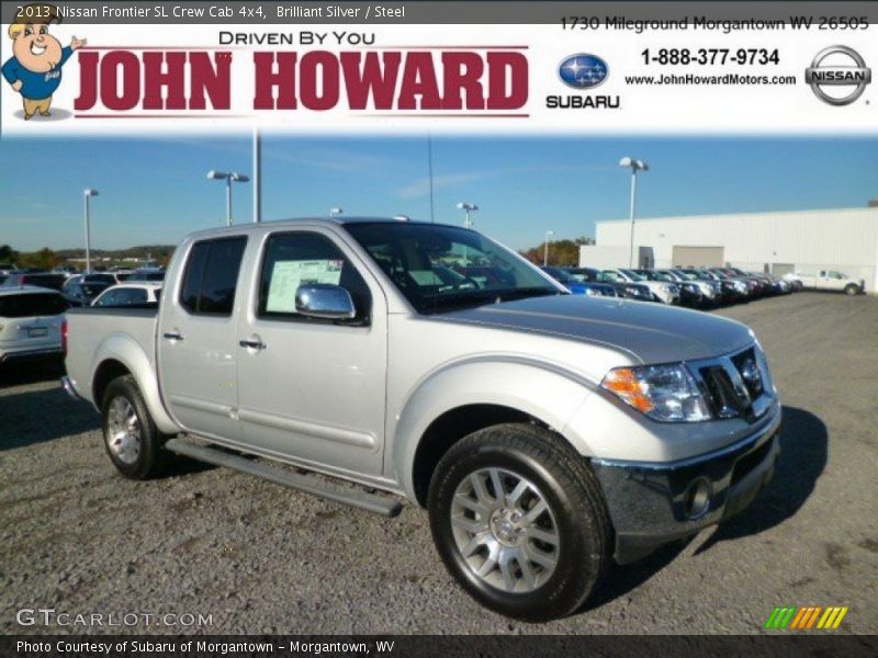 Brilliant Silver / Steel 2013 Nissan Frontier SL Crew Cab 4x4