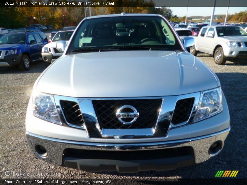 Brilliant Silver / Steel 2013 Nissan Frontier SL Crew Cab 4x4