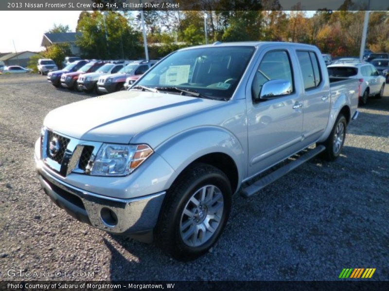 Brilliant Silver / Steel 2013 Nissan Frontier SL Crew Cab 4x4