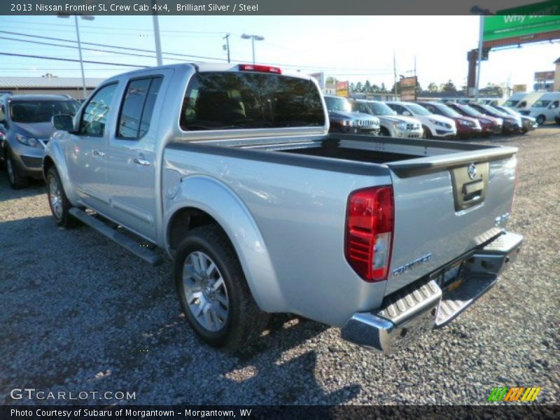 Brilliant Silver / Steel 2013 Nissan Frontier SL Crew Cab 4x4