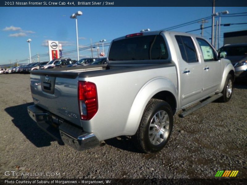 Brilliant Silver / Steel 2013 Nissan Frontier SL Crew Cab 4x4