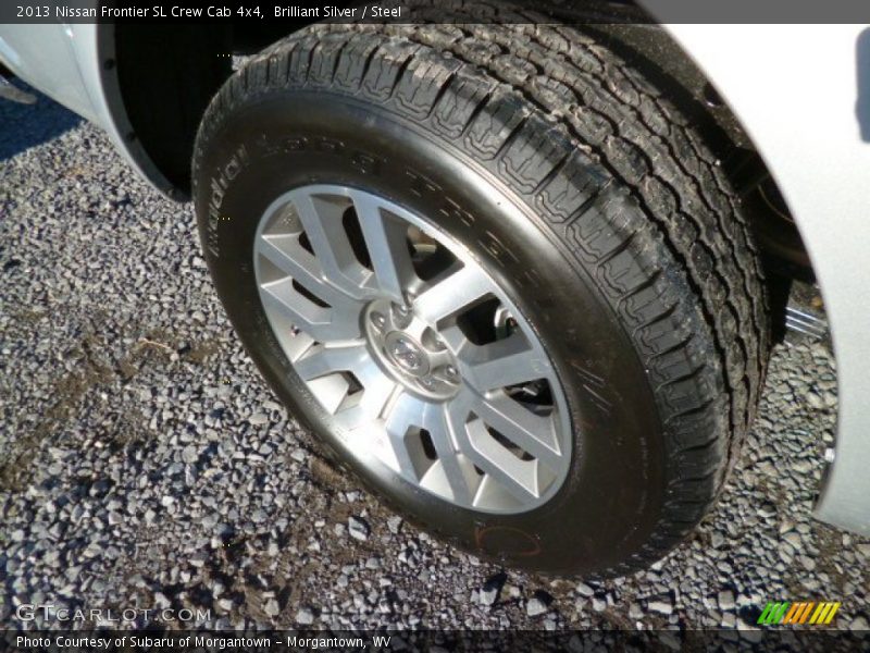 Brilliant Silver / Steel 2013 Nissan Frontier SL Crew Cab 4x4