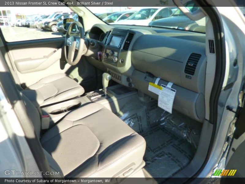 Brilliant Silver / Steel 2013 Nissan Frontier SL Crew Cab 4x4