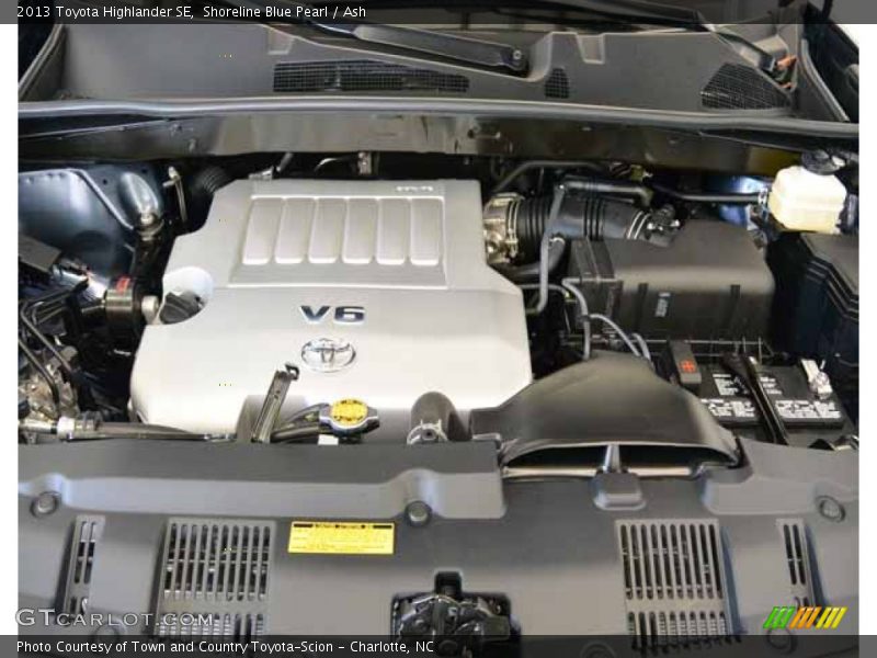 Shoreline Blue Pearl / Ash 2013 Toyota Highlander SE