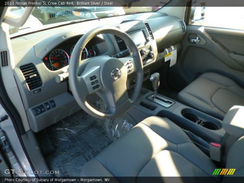 Brilliant Silver / Steel 2013 Nissan Frontier SL Crew Cab 4x4