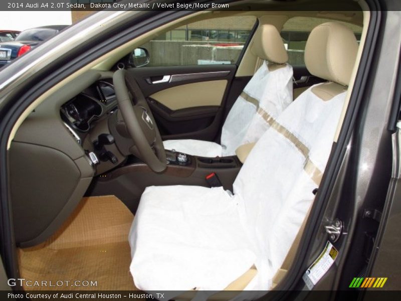 Dakota Grey Metallic / Velvet Beige/Moor Brown 2014 Audi A4 2.0T Sedan