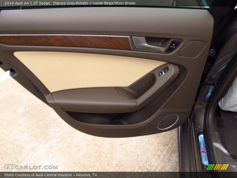 Dakota Grey Metallic / Velvet Beige/Moor Brown 2014 Audi A4 2.0T Sedan