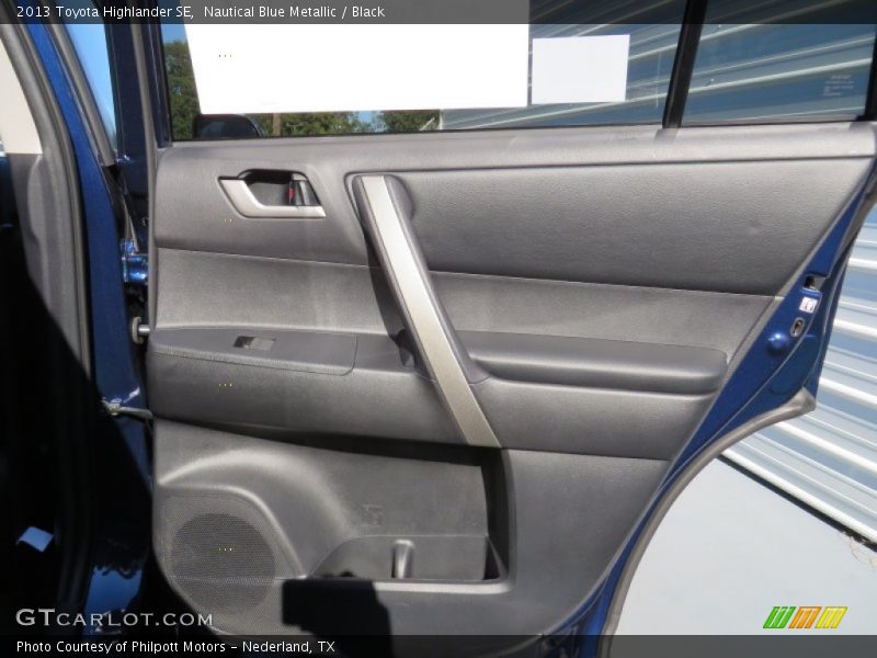 Nautical Blue Metallic / Black 2013 Toyota Highlander SE