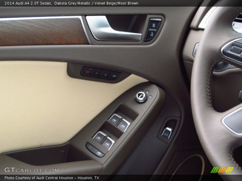 Dakota Grey Metallic / Velvet Beige/Moor Brown 2014 Audi A4 2.0T Sedan