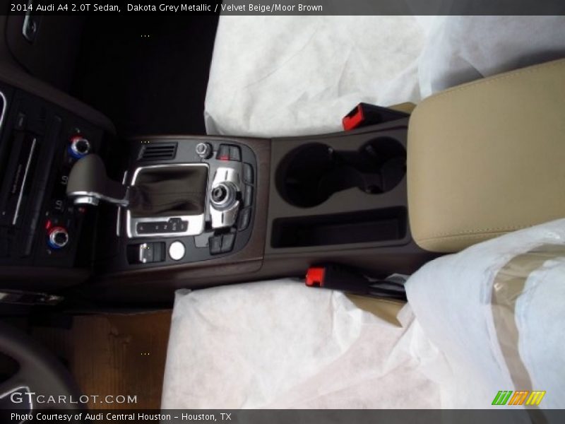 Dakota Grey Metallic / Velvet Beige/Moor Brown 2014 Audi A4 2.0T Sedan
