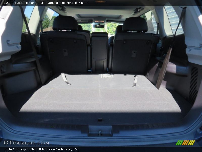 Nautical Blue Metallic / Black 2013 Toyota Highlander SE