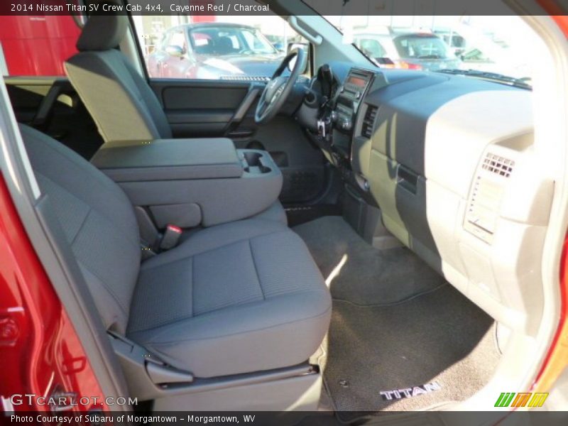 Cayenne Red / Charcoal 2014 Nissan Titan SV Crew Cab 4x4