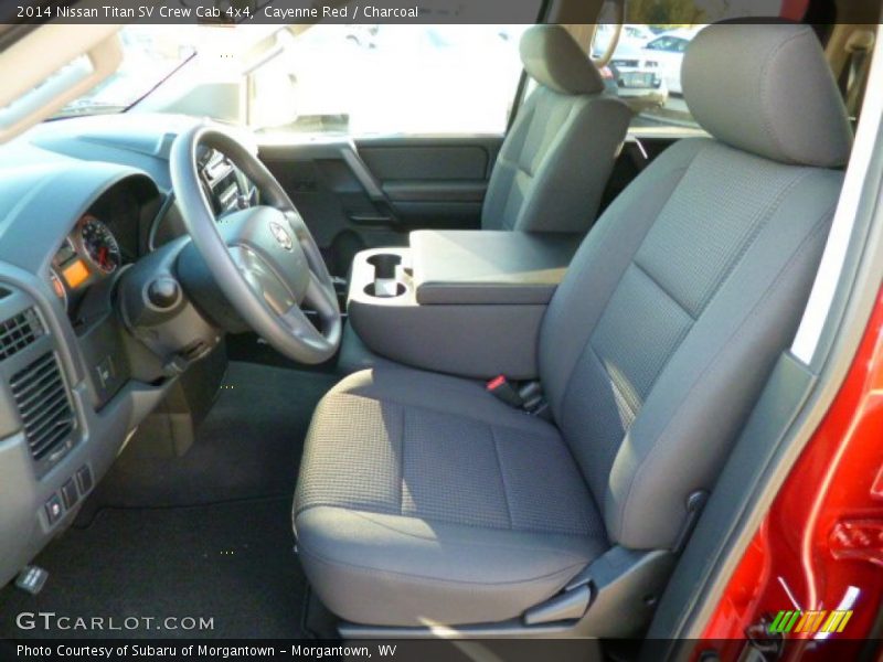 Cayenne Red / Charcoal 2014 Nissan Titan SV Crew Cab 4x4