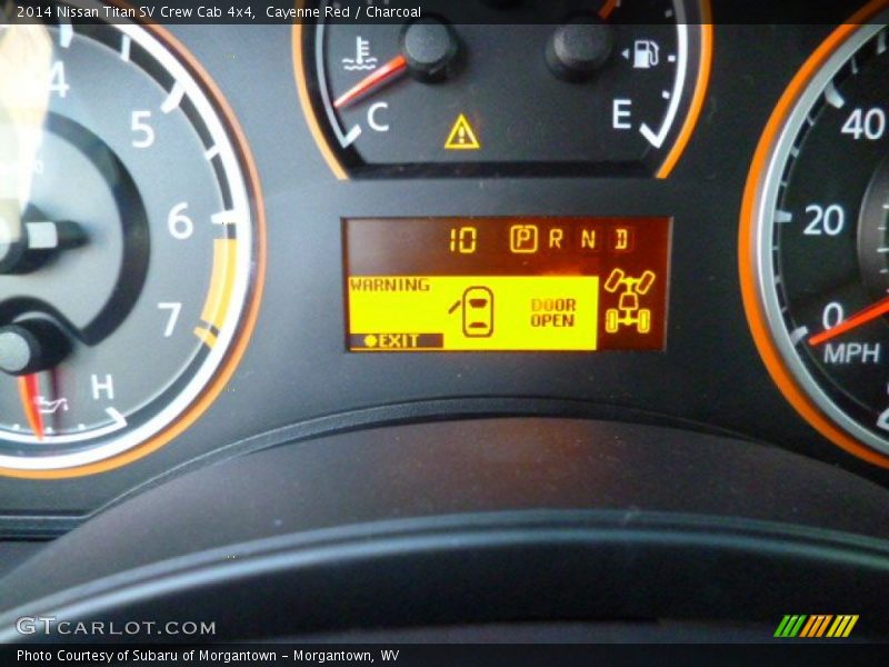 Cayenne Red / Charcoal 2014 Nissan Titan SV Crew Cab 4x4