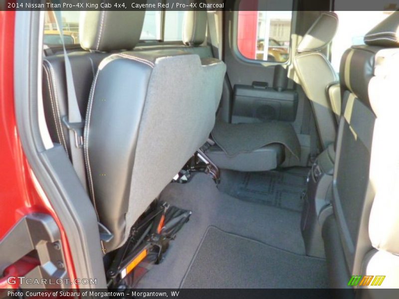 Cayenne Red / Pro-4X Charcoal 2014 Nissan Titan Pro-4X King Cab 4x4