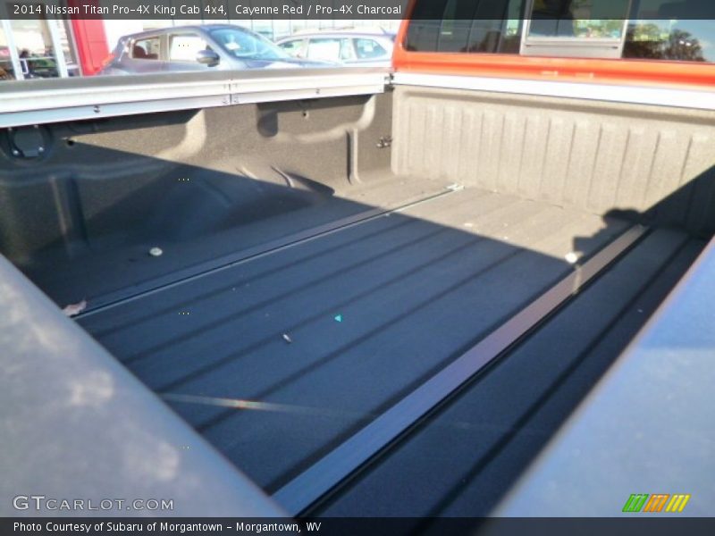 Cayenne Red / Pro-4X Charcoal 2014 Nissan Titan Pro-4X King Cab 4x4