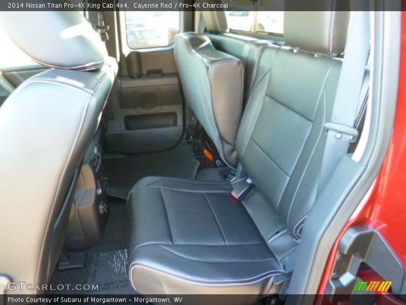 Cayenne Red / Pro-4X Charcoal 2014 Nissan Titan Pro-4X King Cab 4x4
