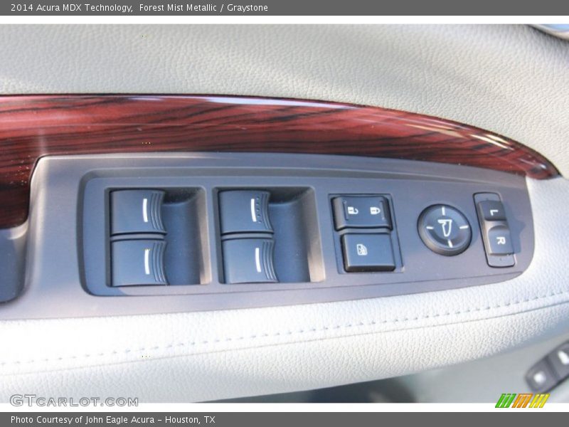 Forest Mist Metallic / Graystone 2014 Acura MDX Technology