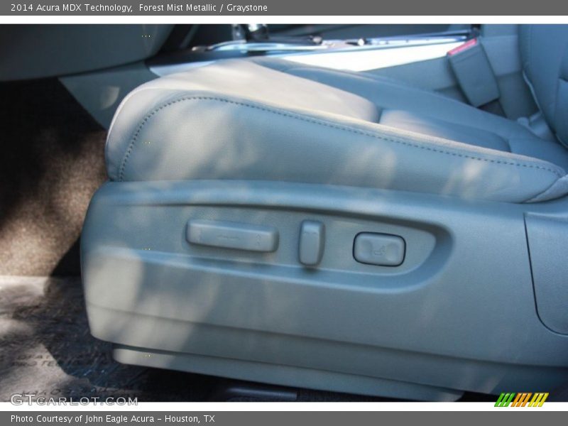 Forest Mist Metallic / Graystone 2014 Acura MDX Technology