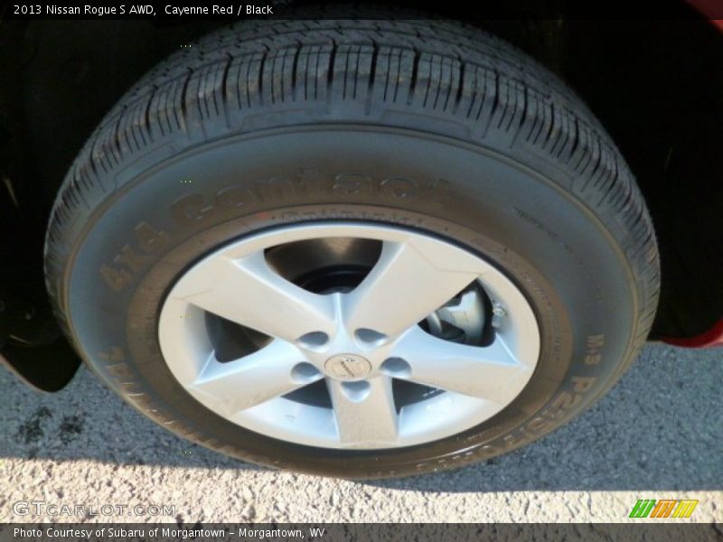 Cayenne Red / Black 2013 Nissan Rogue S AWD