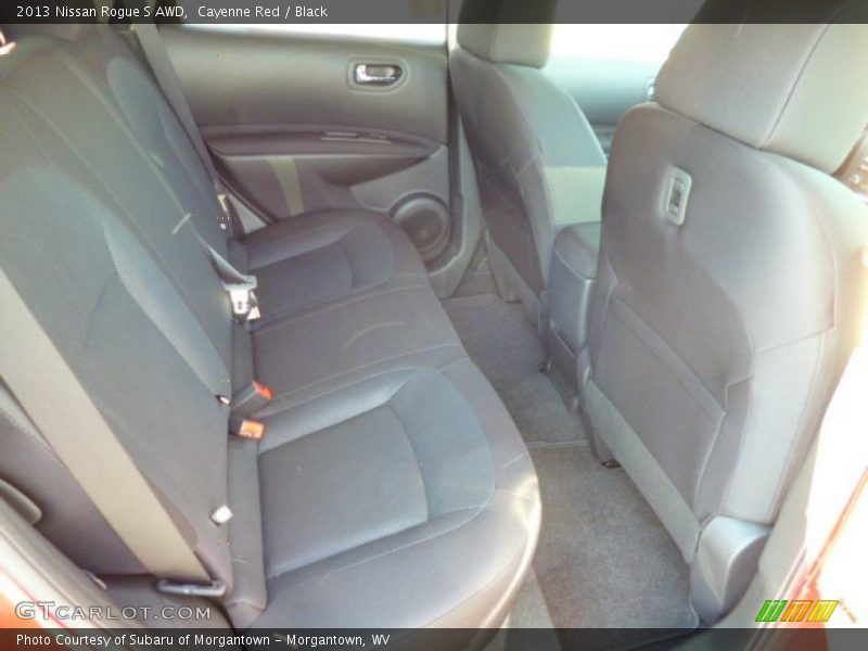 Cayenne Red / Black 2013 Nissan Rogue S AWD