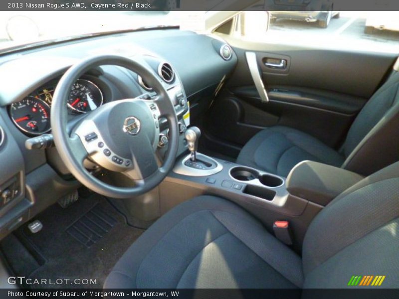 Cayenne Red / Black 2013 Nissan Rogue S AWD