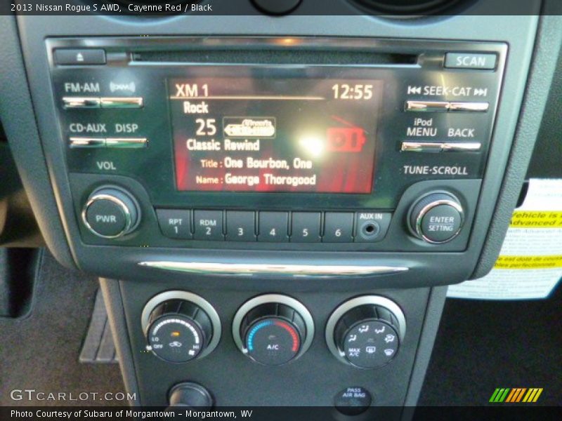 Cayenne Red / Black 2013 Nissan Rogue S AWD