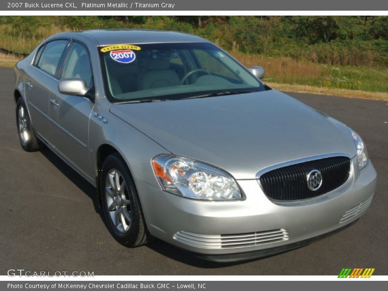 Platinum Metallic / Titanium Gray 2007 Buick Lucerne CXL