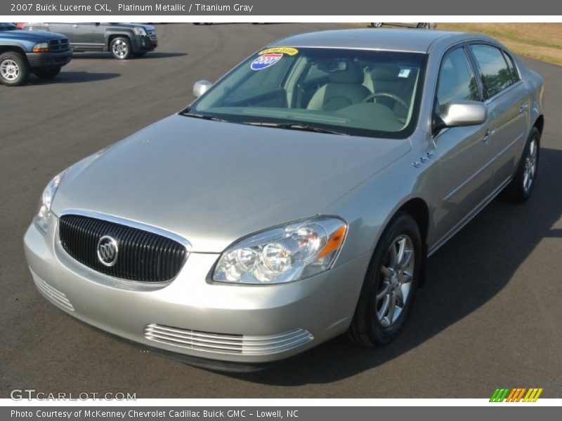Platinum Metallic / Titanium Gray 2007 Buick Lucerne CXL