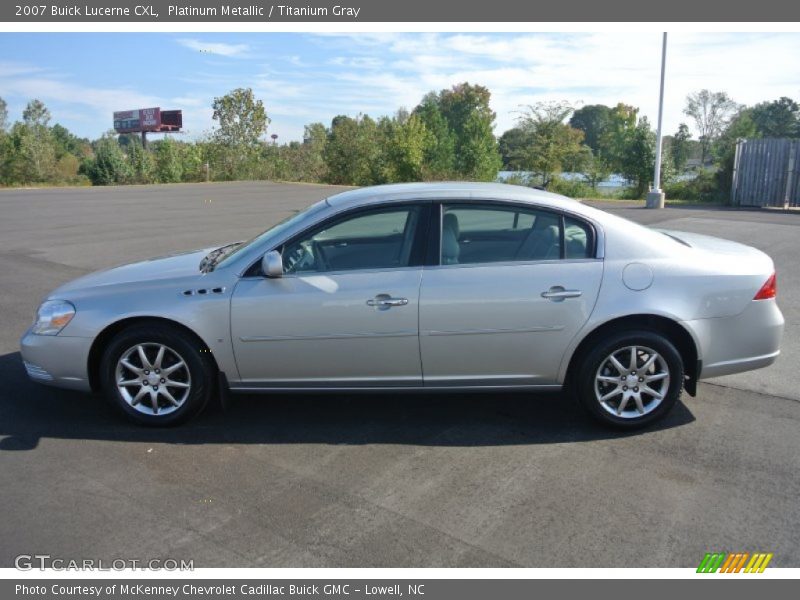 Platinum Metallic / Titanium Gray 2007 Buick Lucerne CXL