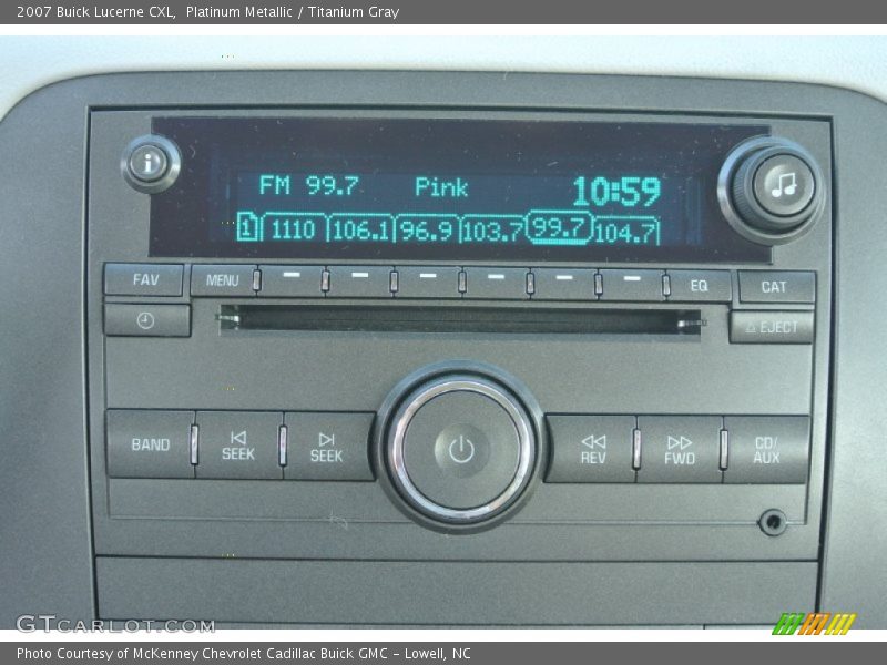 Platinum Metallic / Titanium Gray 2007 Buick Lucerne CXL