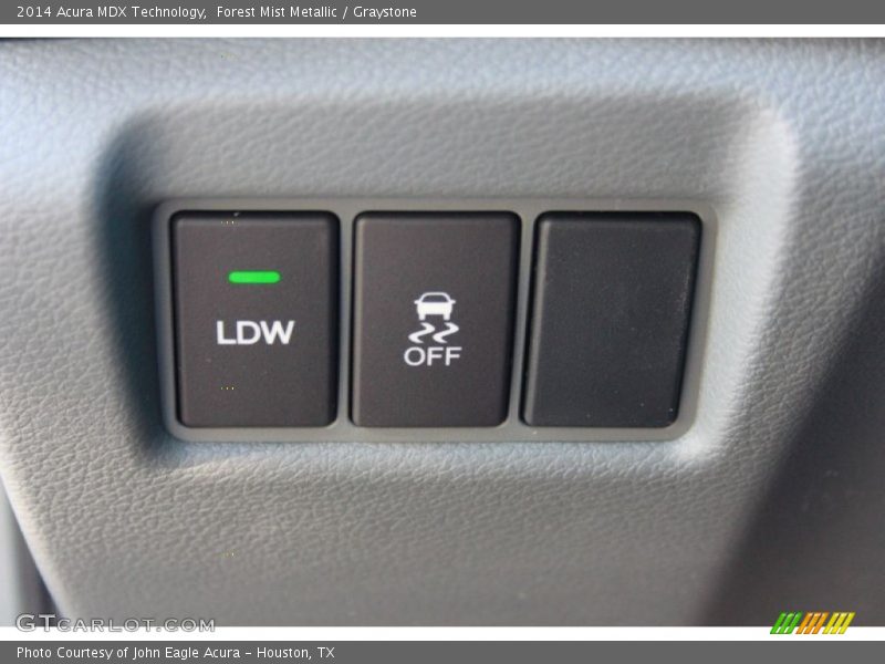 Forest Mist Metallic / Graystone 2014 Acura MDX Technology