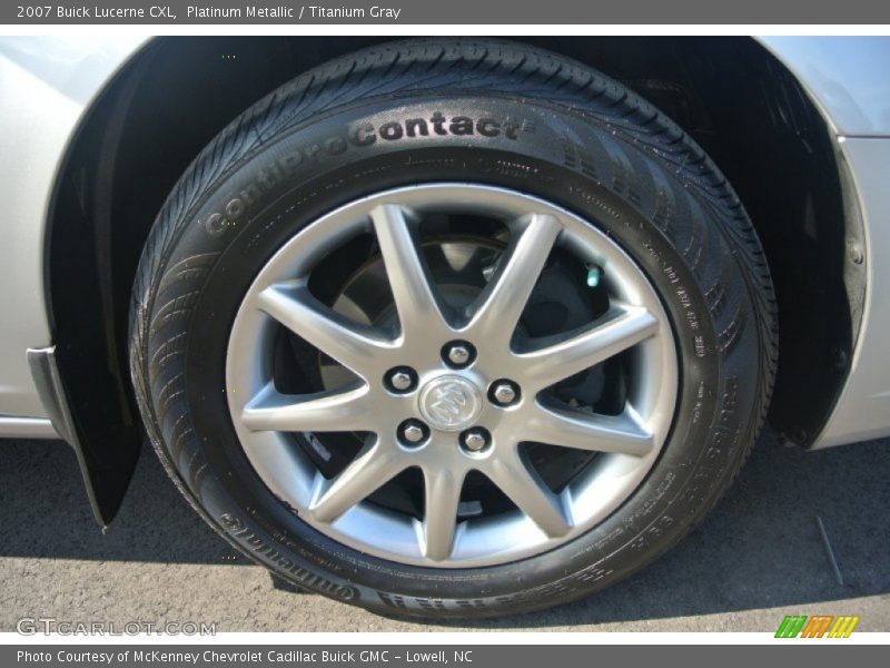 Platinum Metallic / Titanium Gray 2007 Buick Lucerne CXL