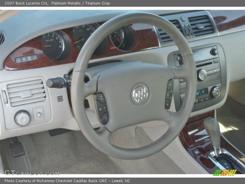 Platinum Metallic / Titanium Gray 2007 Buick Lucerne CXL