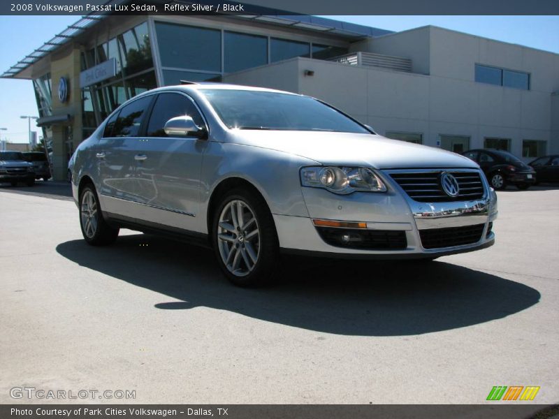 Reflex Silver / Black 2008 Volkswagen Passat Lux Sedan