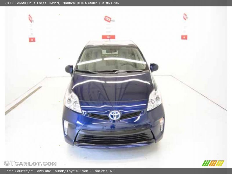Nautical Blue Metallic / Misty Gray 2013 Toyota Prius Three Hybrid