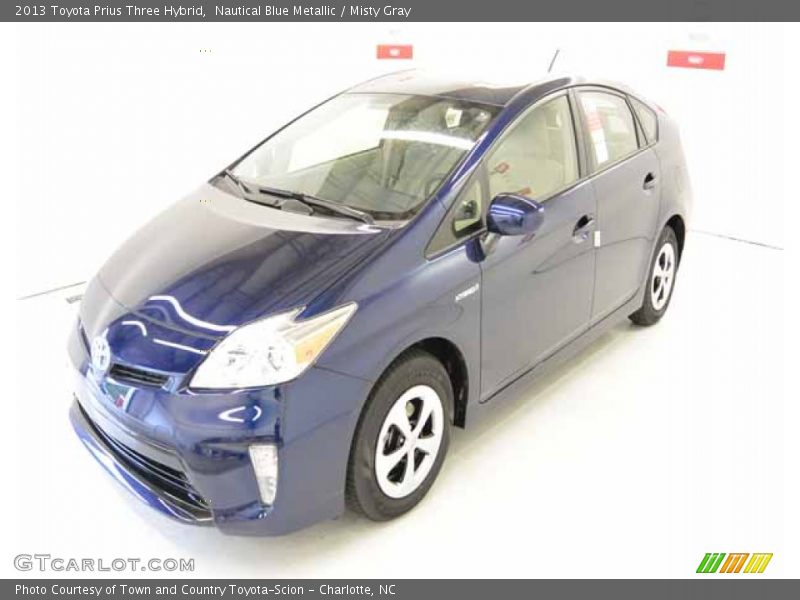 Nautical Blue Metallic / Misty Gray 2013 Toyota Prius Three Hybrid